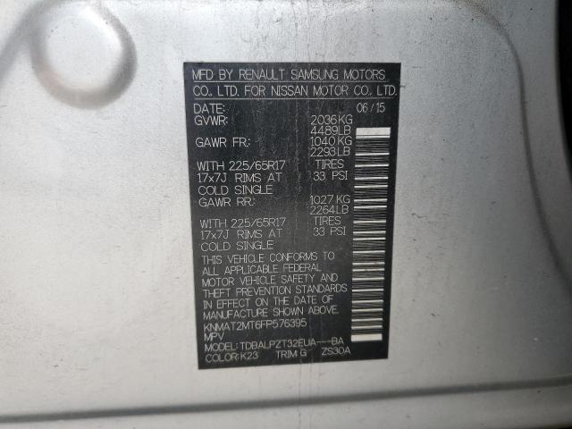 2015 NISSAN ROGUE S - KNMAT2MT6FP576395