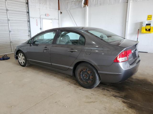 HONDA CIVIC LX 2010 gray sedan 4d gas 2HGFA1F53AH326745 photo #3