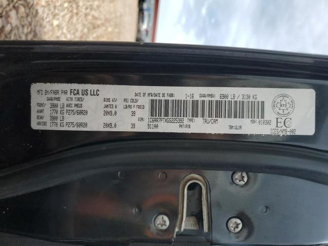 2016 RAM 1500 LONGH 1C6RR7PTXGS225392