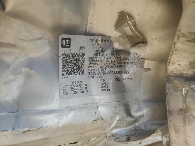 2021 CHEVROLET TRAVERSE H 1GNEVNKW6MJ243602