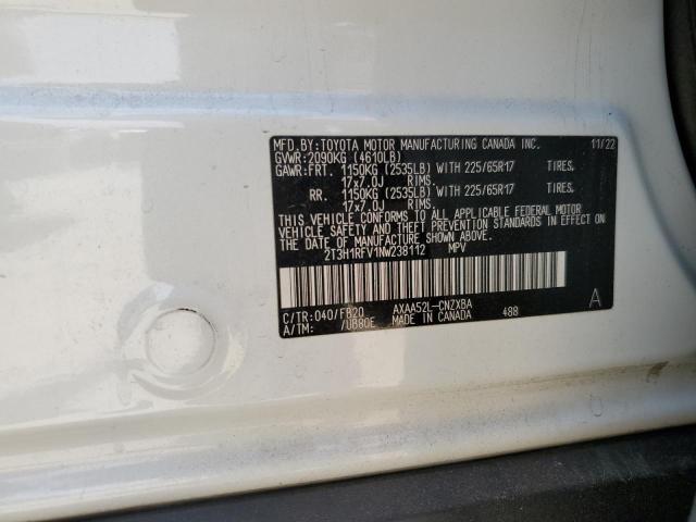 2022 TOYOTA RAV4 LE - 2T3H1RFV1NW238112