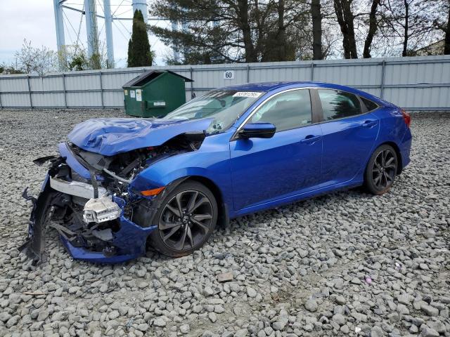 Vin: 2hgfc2f85kh553124, lot: 53781295, honda civic sport 2019 img_1