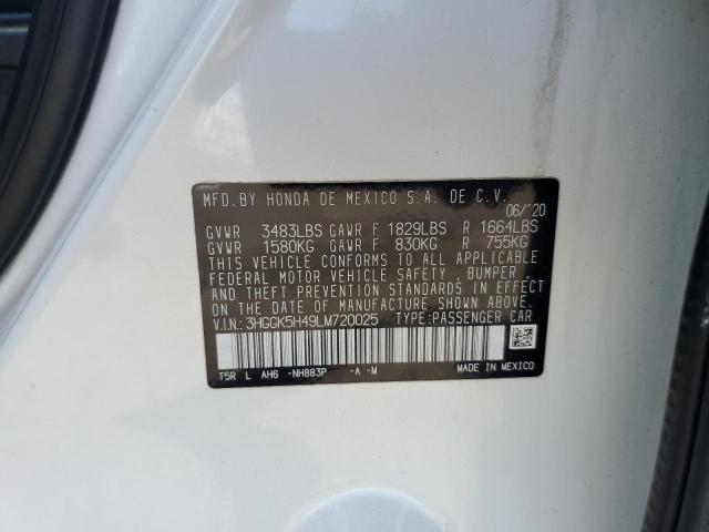 2020 HONDA FIT LX 3HGGK5H49LM720025