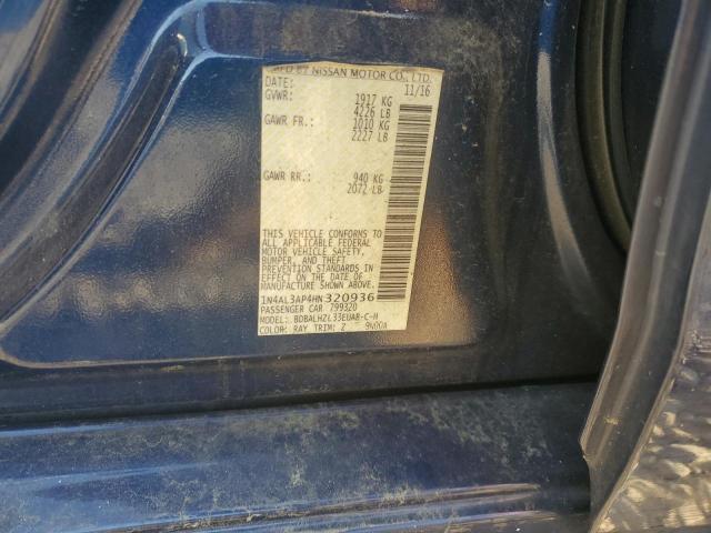 2017 NISSAN ALTIMA 2.5 - 1N4AL3AP4HN320936
