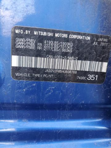 2017 MITSUBISHI LANCER ES JA32V2FW5HU606768