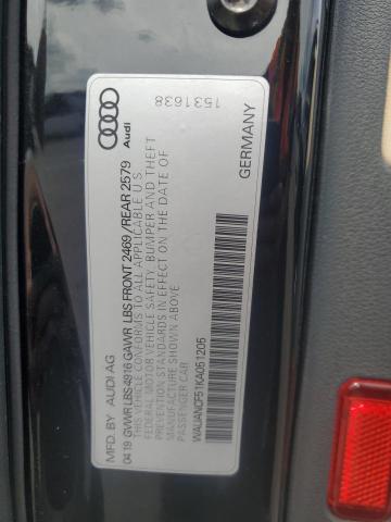 2019 AUDI A5 PREMIUM - WAUANCF51KA051205