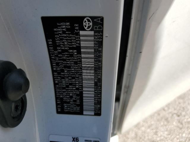 2016 TOYOTA COROLLA L - 5YFBURHE2GP507130