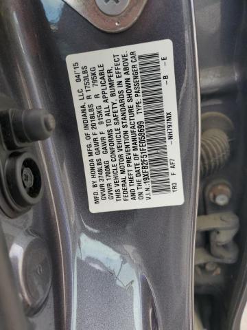 2015 HONDA CIVIC LX - 19XFB2F51FE058699