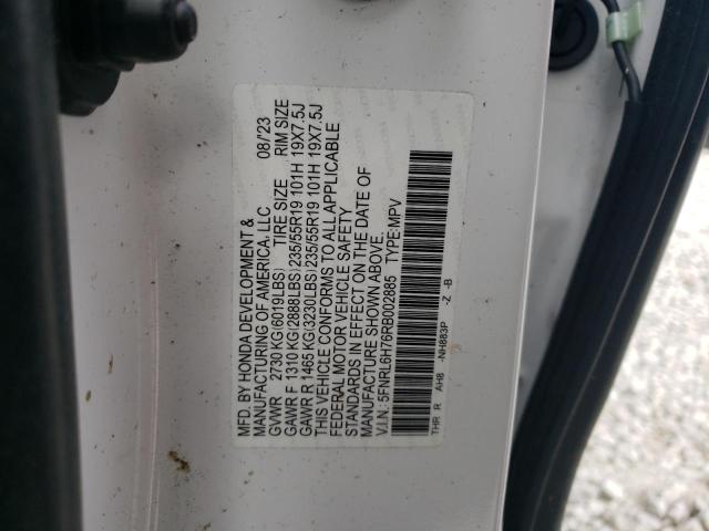 2024 HONDA ODYSSEY SP 5FNRL6H76RB002885