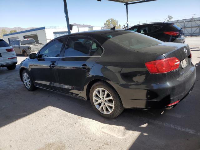 VOLKSWAGEN JETTA SE 2014 black  gas 3VWD17AJ4EM399608 photo #3