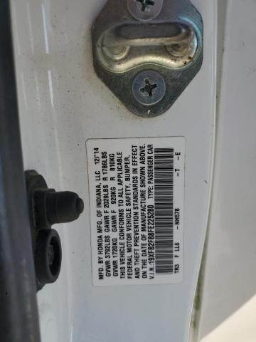 2015 HONDA CIVIC EX - 19XFB2F88FE225280