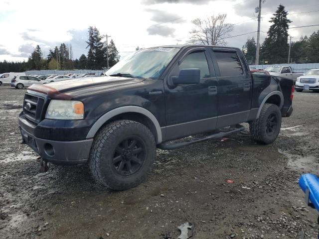 FORD F150 SUPER 2006 black  flexible fuel 1FTPW14V96FB29109 photo #1