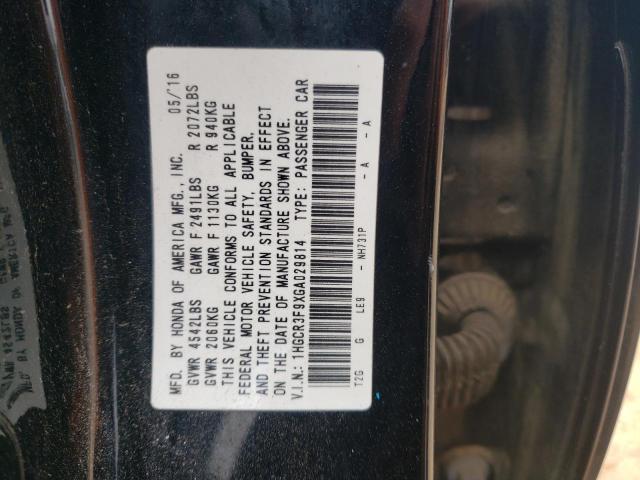 2016 HONDA ACCORD TOU - 1HGCR3F9XGA029814