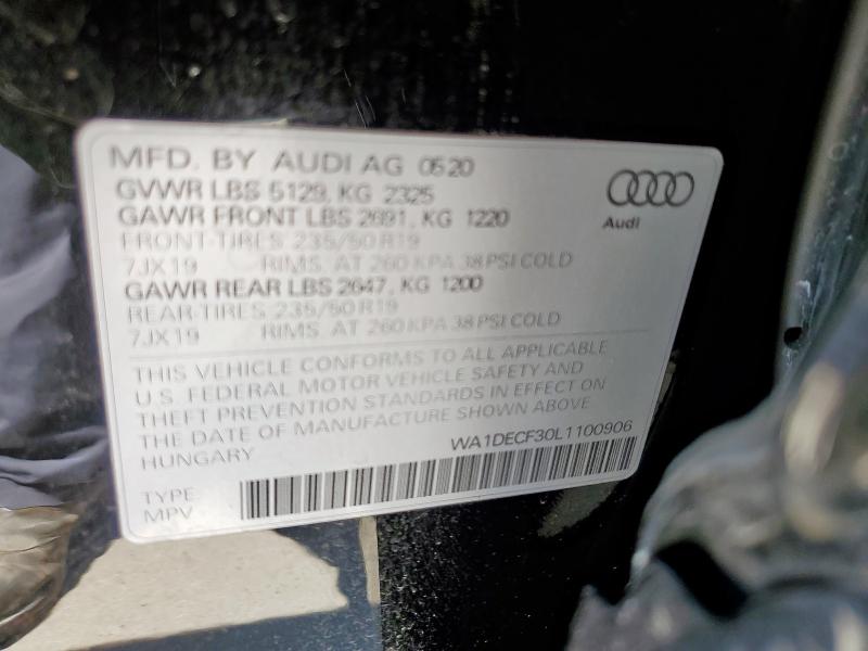 2020 AUDI Q3 PREMIUM - WA1DECF30L1100906