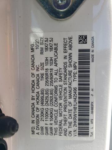 2020 HONDA CR-V EXL - 2HKRW1H81LH425496