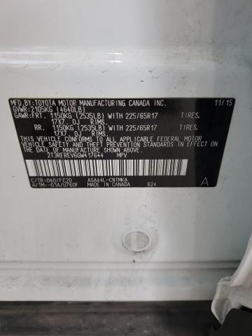 2016 TOYOTA RAV4 XLE - 2T3RFREV6GW417644