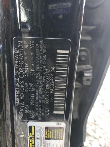 2017 KIA CADENZA PR - KNALC4J12H5088287
