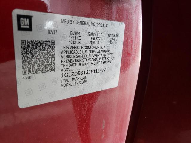 2018 CHEVROLET MALIBU LT - 1G1ZD5ST3JF112377