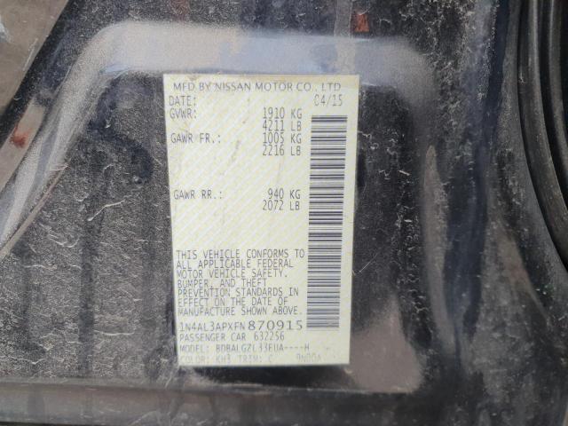 2015 NISSAN ALTIMA 2.5 - 1N4AL3APXFN870915