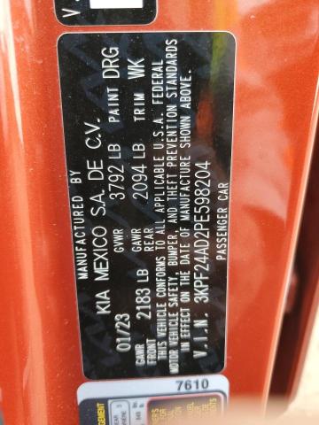 2023 KIA FORTE LX - 3KPF24AD2PE598204