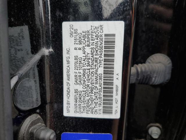 2020 ACURA TLX TECHNO 19UUB1F50LA013853