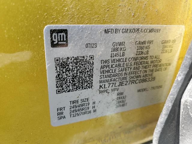 2024 CHEVROLET TRAX 2RS - KL77LJE27RC086339