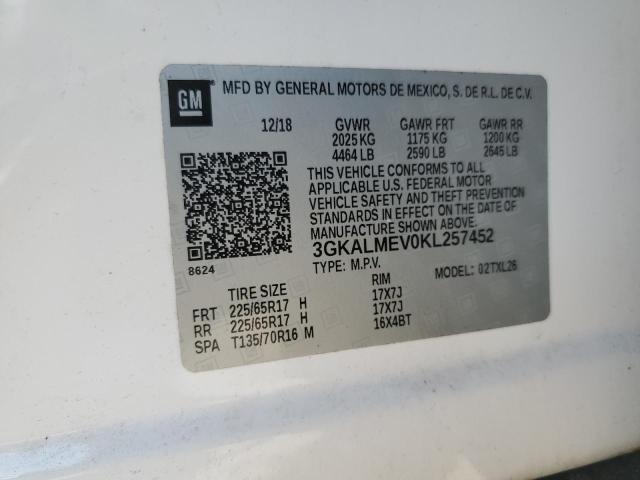 2019 GMC TERRAIN SL - 3GKALMEV0KL257452