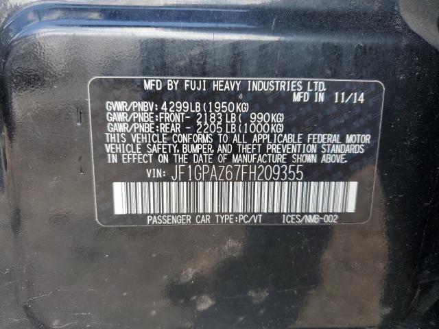 2015 SUBARU IMPREZA SP JF1GPAZ67FH209355