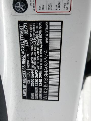 2021 MERCEDES-BENZ CLS 450 4M - W1K2J5KB3MA089974