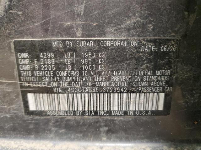 2020 SUBARU IMPREZA - 4S3GTAB65L3723942
