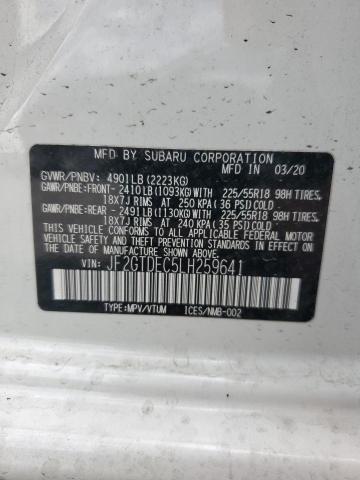2020 SUBARU CROSSTREK - JF2GTDEC5LH259641