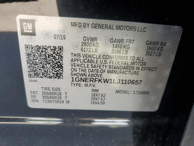 2020 CHEVROLET TRAVERSE L - 1GNERFKW1LJ110657
