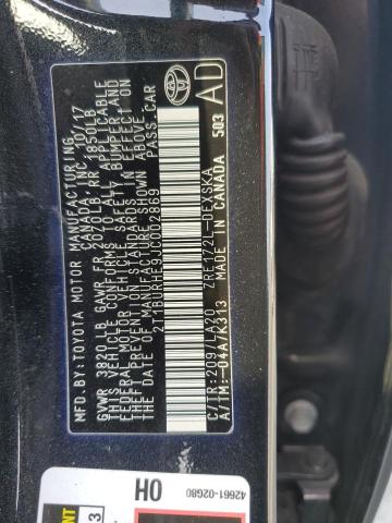 2018 TOYOTA COROLLA L - 2T1BURHE9JC002869