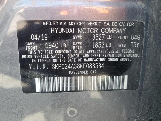 2019 HYUNDAI ACCENT SE - 3KPC24A38KE083534