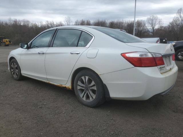 HONDA ACCORD LX 2014 white sedan 4d gas 1HGCR2F3XEA282795 photo #3