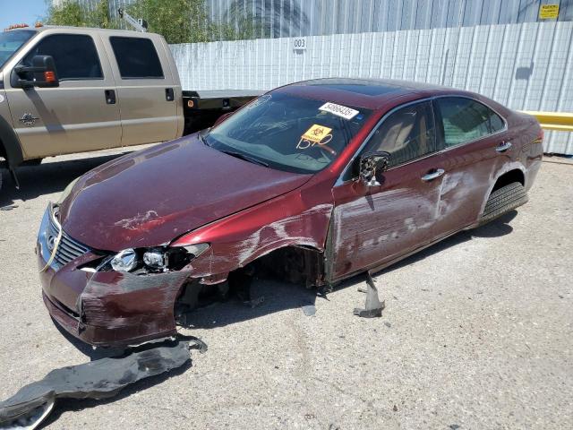 LEXUS ES 350 2007 red  gas JTHBJ46G472024929 photo #1
