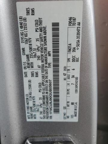 2016 FORD ESCAPE TIT - 1FMCU9J90GUB05607