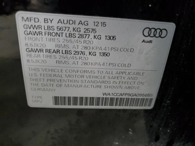 2016 AUDI SQ5 PREMIU - WA1CCAFP9GA095655
