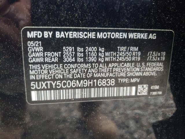 2021 BMW X3 XDRIVE3 - 5UXTY5C06M9H16838