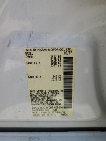 2017 NISSAN ALTIMA 2.5 - 1N4AL3AP2HC264264