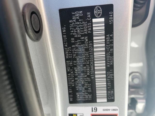 2025 TOYOTA CAMRY XSE - 4T1DAACK0SU112791