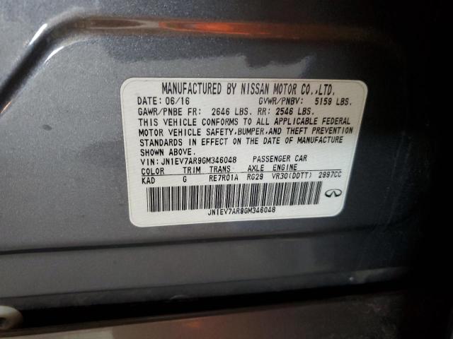 2016 INFINITI Q50 PREMIU - JN1EV7AR9GM346048