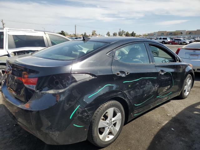 HYUNDAI ELANTRA GL 2013 black  gas 5NPDH4AE8DH252826 photo #4