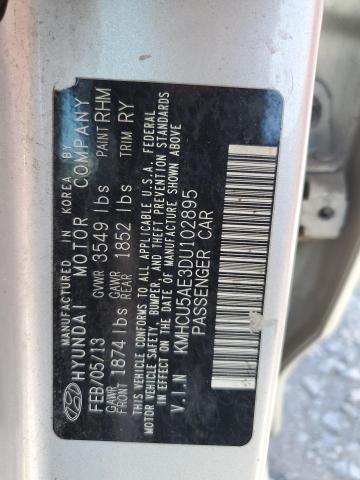 2013 HYUNDAI ACCENT GLS - KMHCU5AE3DU102895