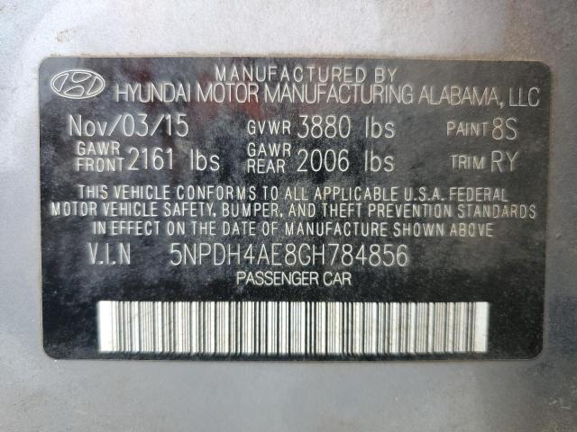 2016 HYUNDAI ELANTRA SE #3286494155