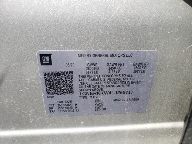 2020 CHEVROLET TRAVERSE P - 1GNERKKW4LJ255717
