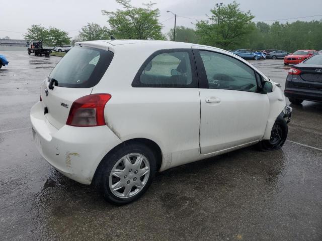 TOYOTA YARIS 2007 white  gas JTDJT923575060201 photo #4