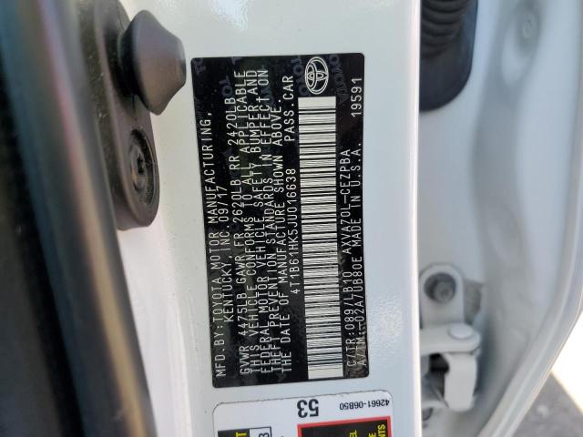 2018 TOYOTA CAMRY - 4T1B61HK5JU016638