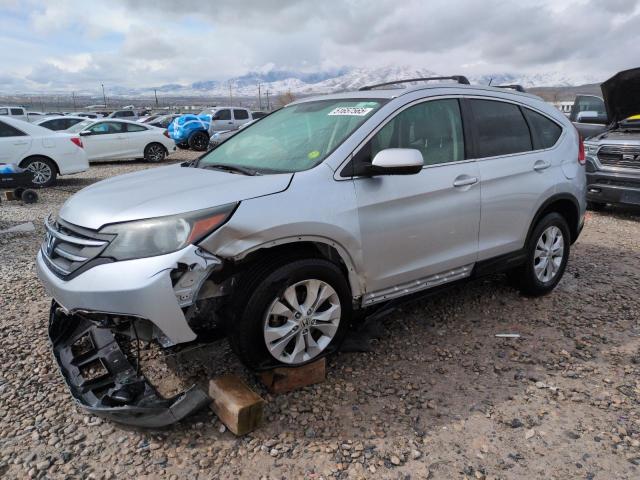 HONDA CR-V EXL 2014 silver  gas 2HKRM4H77EH637014 photo #1