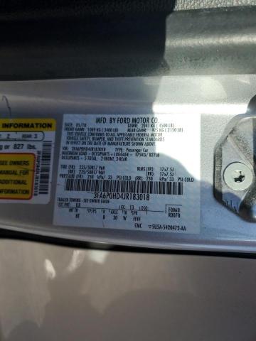 2018 FORD FUSION SE - 3FA6P0HD4JR183018